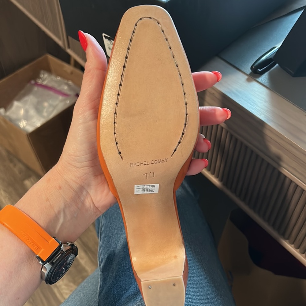 NWT Rachel Comey Zan Mule Color Orange Size10 - Picture 5 of 8